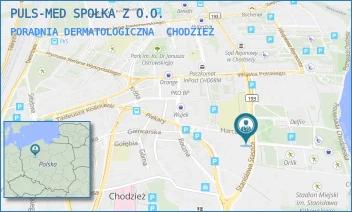 PORADNIA DERMATOLOGICZNA - PULS-MED SPOŁKA Z O.O. - STASZICA 14,  CHODZIEŻ