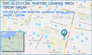 SPECJALISTYCZNA PRAKTYKA LEKARSKA MARIA TERESA JANIAK - SPECJALISTYCZNA PRAKTYKA LEKARSKA MARIA TERESA JANIAK - NORWIDA 8,  ZŁOTÓW