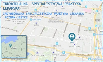 INDYWIDUALNA SPECJALISTYCZNA PRAKTYKA LEKARSKA - INDYWIDUALNA  SPECJALISTYCZNA PRAKTYKA LEKARSKA - MICKIEWICZA 31,  POZNAŃ-JEŻYCE