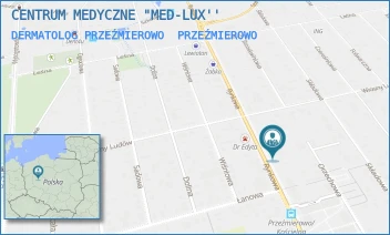 DERMATOLOG PRZEŹMIEROWO - "MED-LUX" SPÓŁKA Z OGRANICZONĄ ODPOWIEDZIALNOŚCIĄ - RYNKOWA 63,  PRZEŹMIEROWO