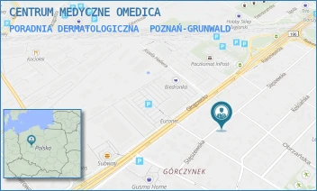 PORADNIA DERMATOLOGICZNA - CENTRUM MEDYCZNE OMEDICA - STĘSZEWSKA 41/4,  POZNAŃ-GRUNWALD