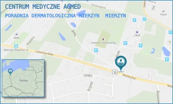 PORADNIA DERMATOLOGICZNA MIERZYN - CENTRUM MEDYCZNE AGMED - GRAFITOWA 4,  MIERZYN