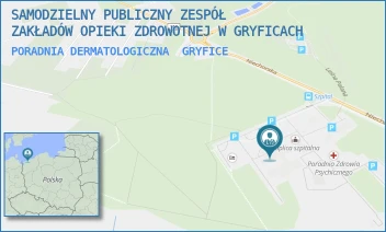 PORADNIA DERMATOLOGICZNA - SAMODZIELNY PUBLICZNY ZESPÓŁ ZAKŁADÓW OPIEKI ZDROWOTNEJ W GRYFICACH - NIECHORSKA 27,  GRYFICE
