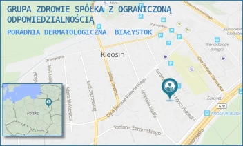 PORADNIA DERMATOLOGICZNA - GRUPA ZDROWIE SPÓŁKA Z OGRANICZONĄ ODPOWIEDZIALNOŚCIĄ - KARDYNAŁA STEFANA WYSZYŃSKIEGO 10/11,  BIAŁYSTOK