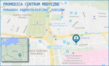 PORADNIA DERMATOLOGICZNA - PROMEDICA CENTRUM MEDYCZNE - UL. ZENITOWA 5,  RZESZÓW