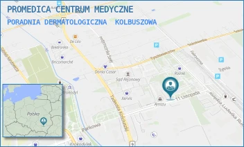 PORADNIA DERMATOLOGICZNA - PROMEDICA CENTRUM MEDYCZNE - UL. 11-GO LISTOPADA 3,  KOLBUSZOWA